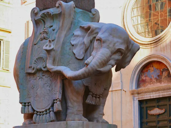 bernini-słoń-piazza-della-minerva Annone – słoń papieża Leona X Medyceusza 6