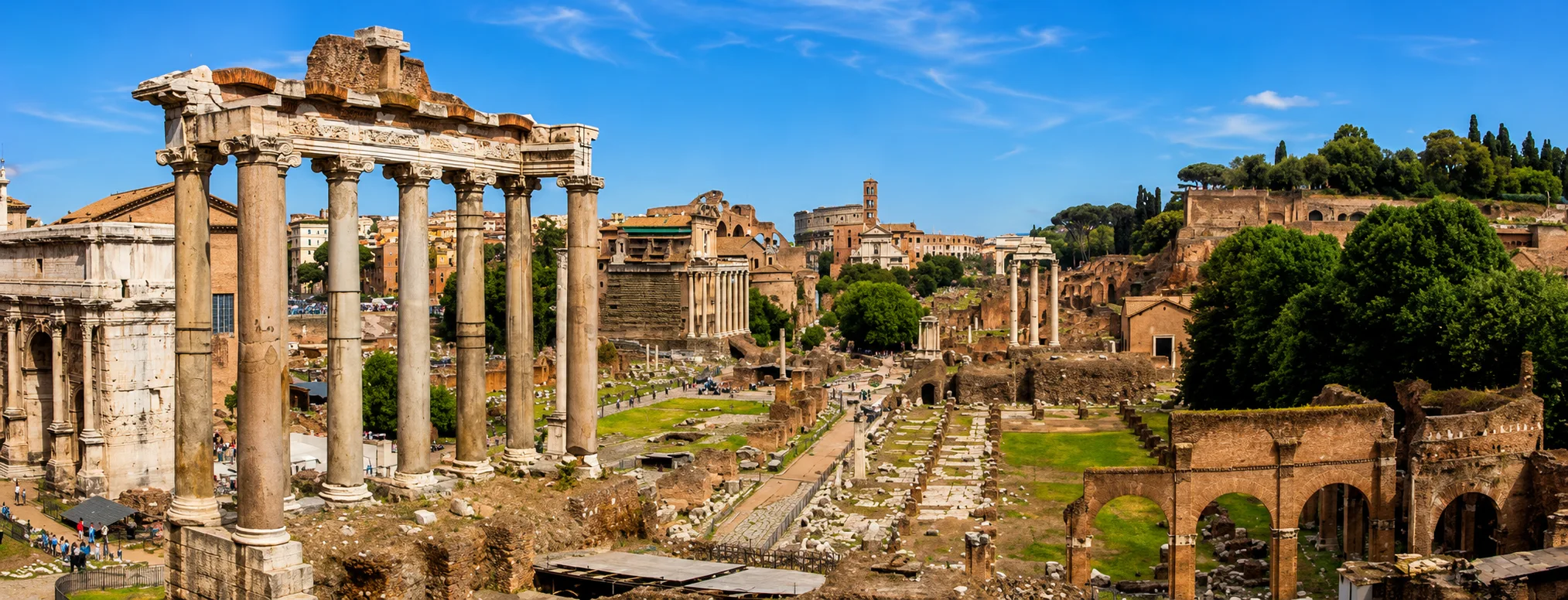 Forum Romanum — centrum antycznego Rzymu i centrum Europy 1 Forum Romanum - panorama z Kapitolu