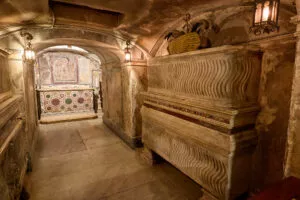 Bazylika Santa Prassede 15 Rzym Santa Prassede - krypta
