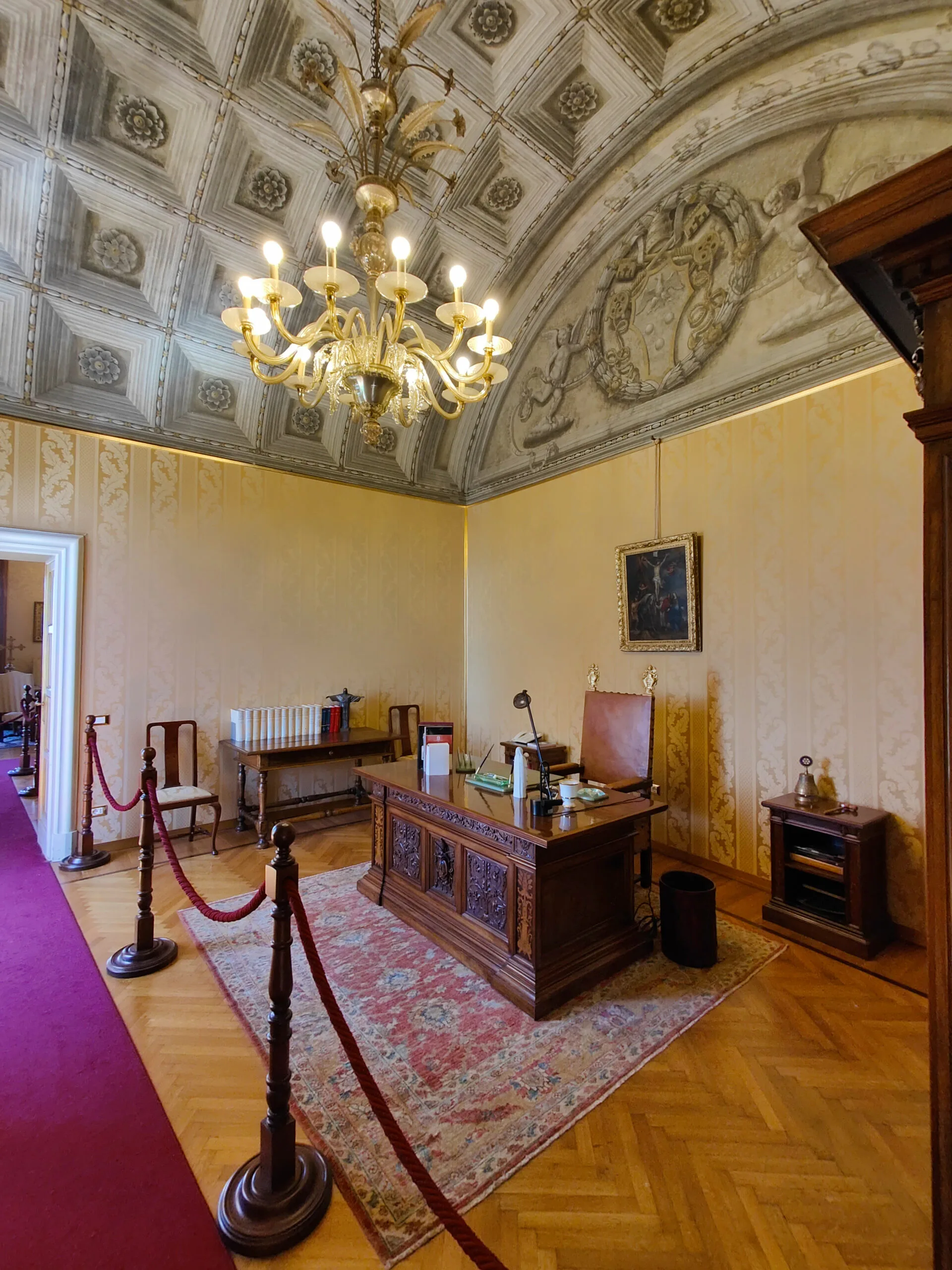 Castel Gandolfo — Pałac Apostolski — studio papieskie