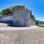 Castel Gandolfo - fragmenty zamku Gandolfich i Savellich