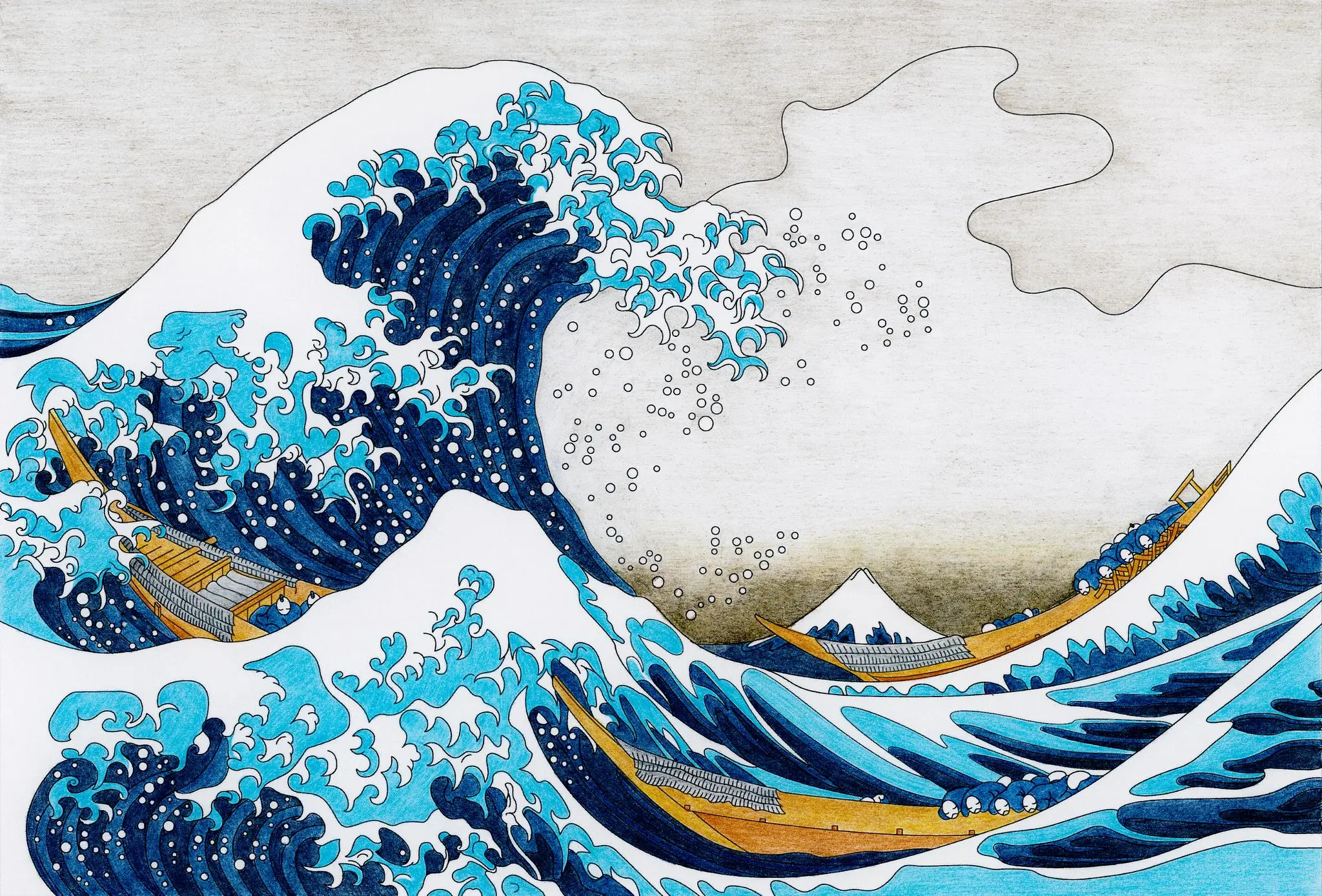 Hokusai - Wielka fala