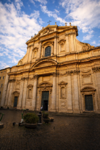 Fasada kościoła Sant'Ignazio w Rzymie