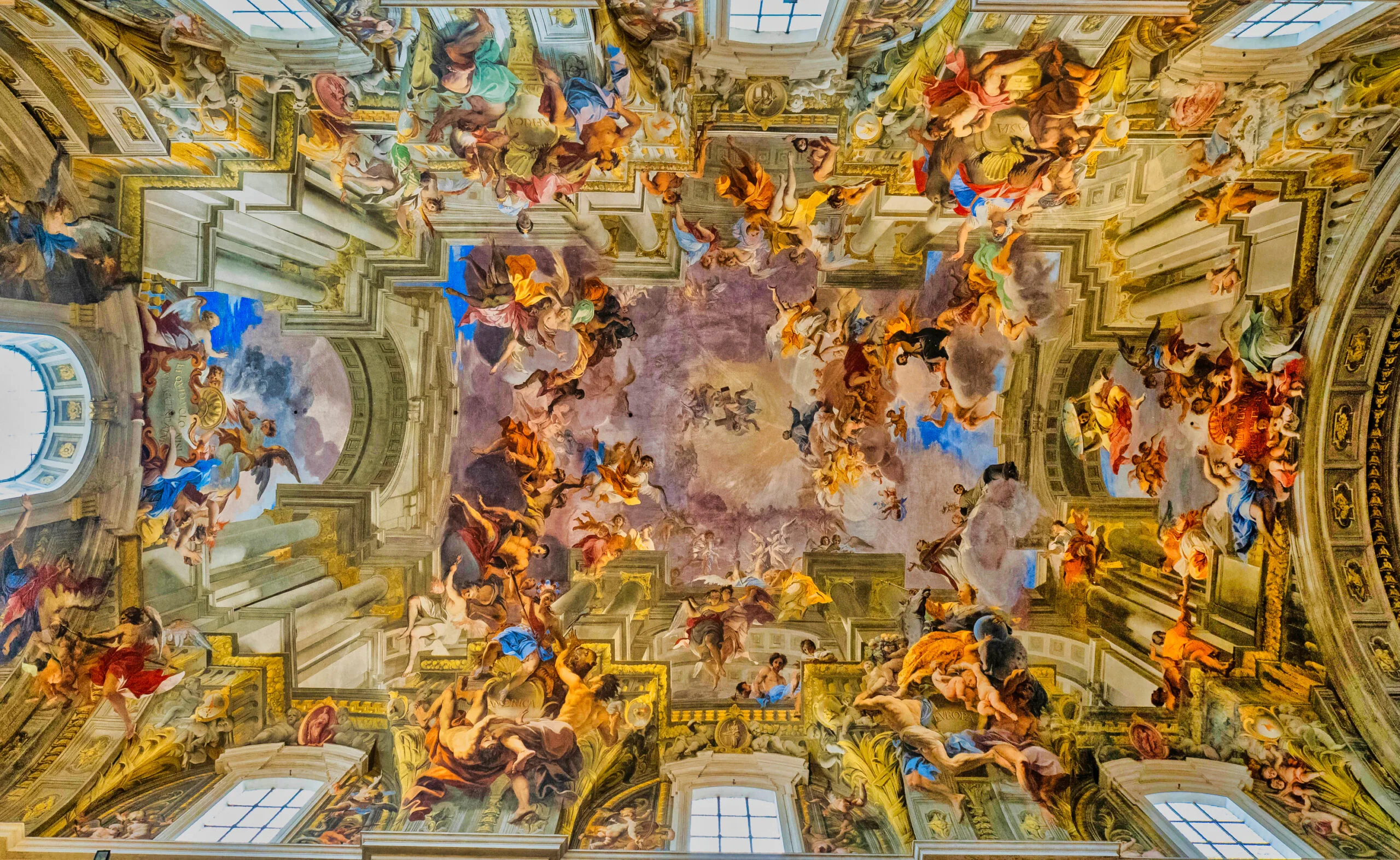 Sufit 3D kościoła Sant'Ignazio w Rzymie