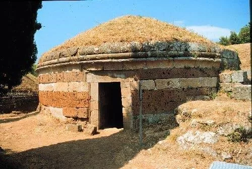 Grobowiec etruski z V w. p.n.e. w Cerveteri
