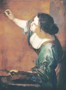 obraz Artemizja Gentileschi - Alegoria malarstwa