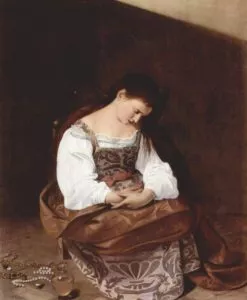 Caravaggio - Pokutująca Magdalena