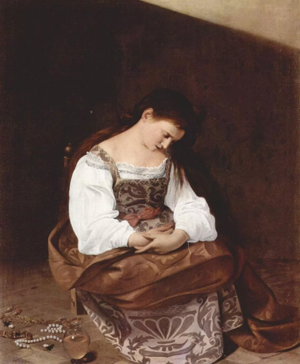 Caravaggio - Pokutująca Magdalena