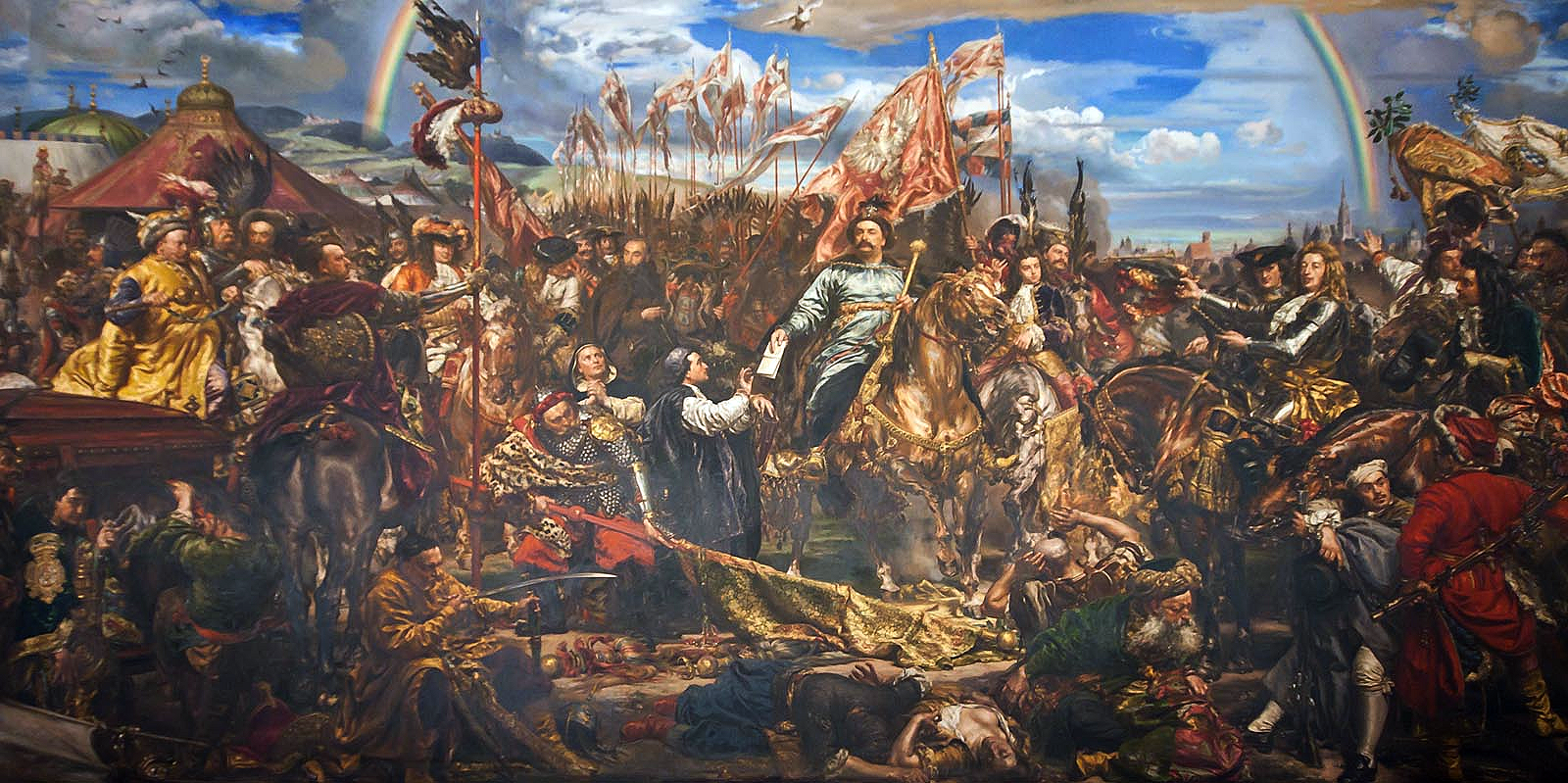 Od Matejki do Mitoraja. Dzieła polskich artystów, które zobaczysz w Rzymie i Watykanie 1 Jan Matejko, „Jan Sobieski pod Wiedniem" (1883), Muzea Watykańskie