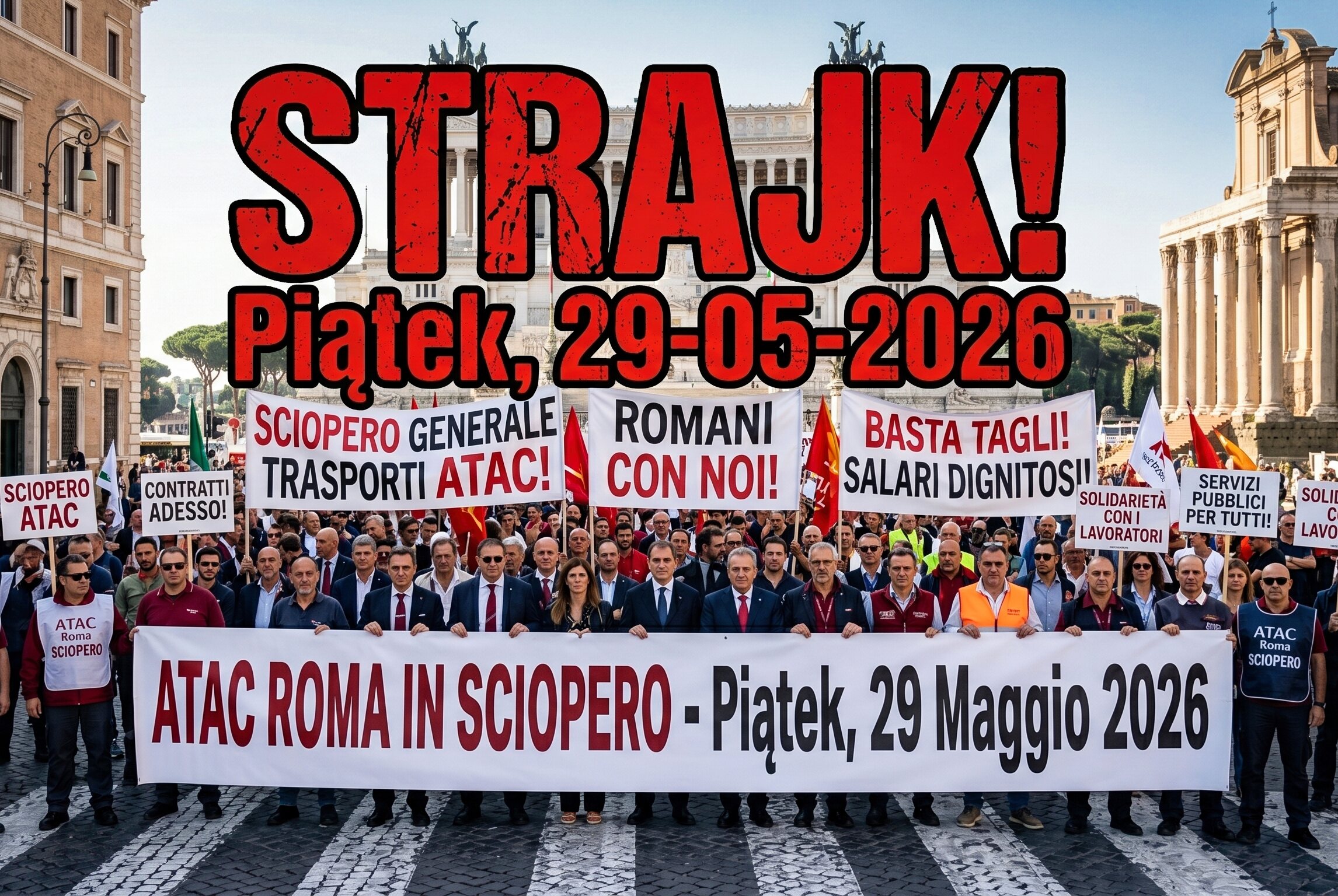 Strajk komunikacji miejskiej w Rzymie