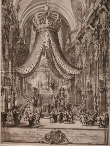 Maria Klementyna Sobieska - pogrzeb w bazylice Apostołów w Rzymie