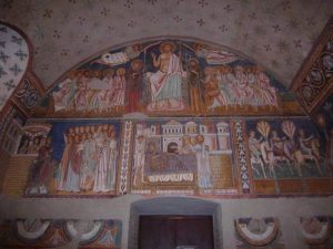Rzym - bazylika Czterech Swiętych - fresk Oratorium św. Sylwestra