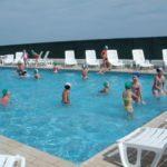Ośrodek kolonijny w Rimini - zabawa w basenie