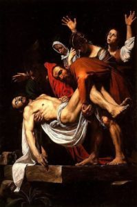 Caravaggio - Złożenie Jezusa do grobu
