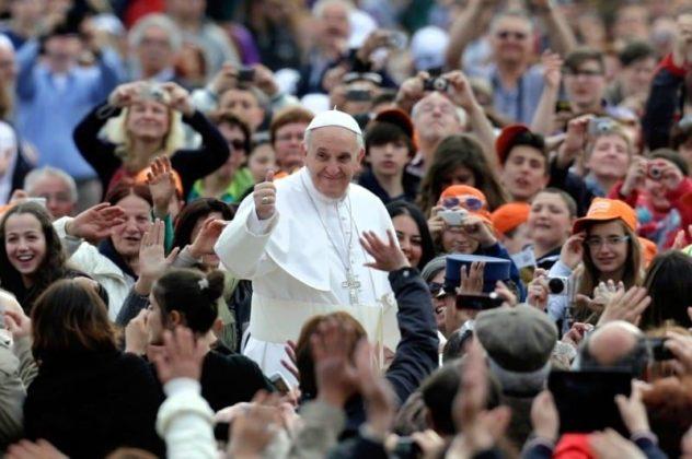 Audiencja u papieża - Papież Franciszek - audiencja na placu św. Piotra